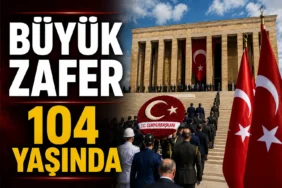 30 Ağustos Zafer Bayramı'nın 104. yıl dönümünde Anıtkabir'de düzenlenen tören