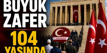 30 Ağustos Zafer Bayramı'nın 104. yıl dönümünde Anıtkabir'de düzenlenen tören