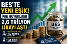 BES fon büyüklüğü 2,6 trilyon lirayı aşarak yeni eşiğe ulaştı