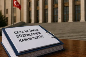 TBMM gündemindeki ceza ve infaz düzenlemesi kanun teklifini simgeleyen dosya görseli
