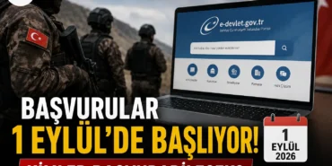 Terörle mücadelede yaralanan personel için e-Devlet başvuruları 1 Eylül 2026'da başlıyor