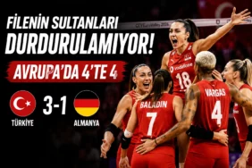 Filenin Sultanları Almanya'yı 3-1 yenerek Avrupa Şampiyonası'nda 4'te 4 yaptı