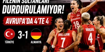 Filenin Sultanları Almanya'yı 3-1 yenerek Avrupa Şampiyonası'nda 4'te 4 yaptı