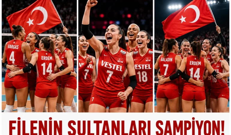 Filenin Sultanları Şampiyon: İtalya’yı 3-0 Yenerek Altın Madalyayı Kazandı
