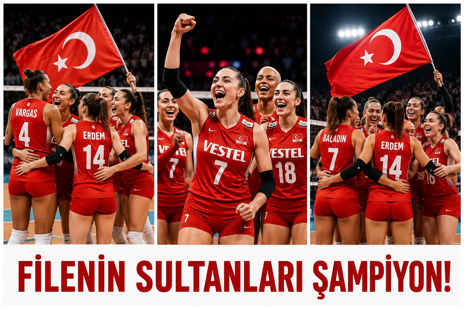 Filenin Sultanları şampiyon olarak 2026 Akdeniz Oyunları'nda altın madalya kazandı