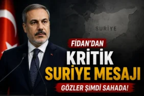 Hakan Fidan YPG'nin fesih açıklaması sonrası Suriye'deki gelişmeleri değerlendirdi
