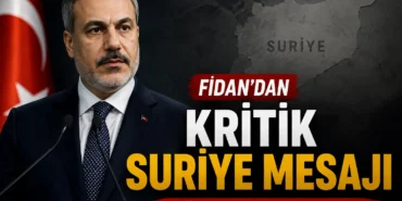 Hakan Fidan YPG'nin fesih açıklaması sonrası Suriye'deki gelişmeleri değerlendirdi