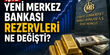 Merkez Bankası rezervlerindeki değişimi gösteren TCMB haber görseli