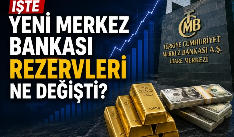 Merkez Bankası Rezervleri 188,4 Milyar Dolara Yükseldi