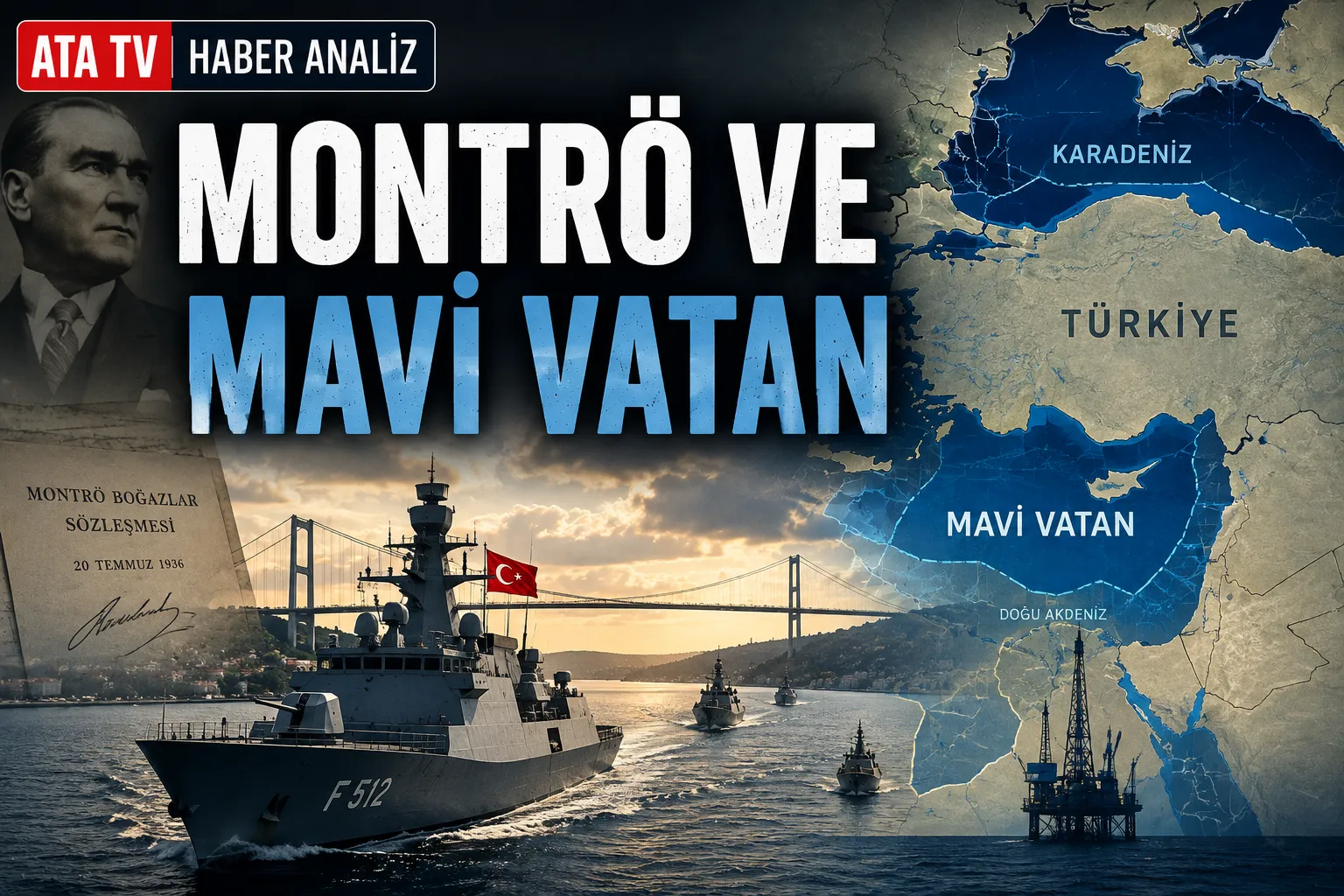 Montrö Boğazlar Sözleşmesi ve Mavi Vatan Türkiye'nin denizlerdeki egemenliği