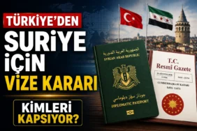 Suriye diplomatik pasaport sahiplerine Türkiye'den vize muafiyeti kararı