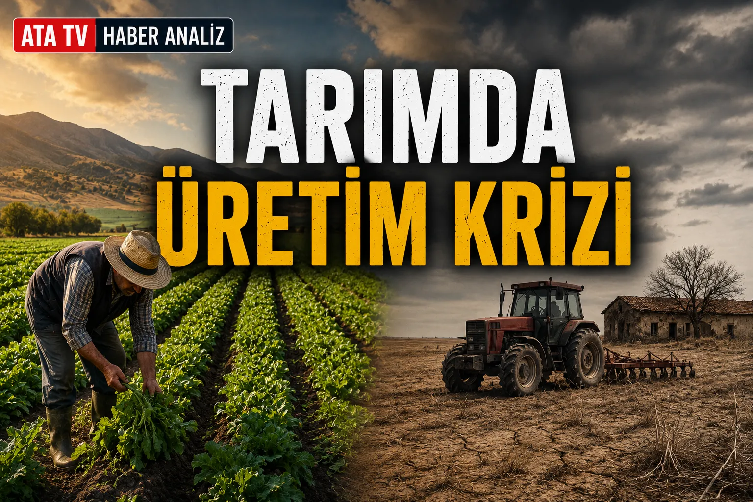 Türkiye'de tarım üretimi, çiftçilik ve tarımda üretim krizi