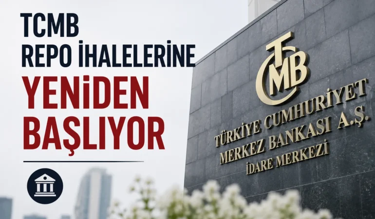 TCMB Bir Hafta Vadeli Repo İhalelerine Yeniden Başlıyor