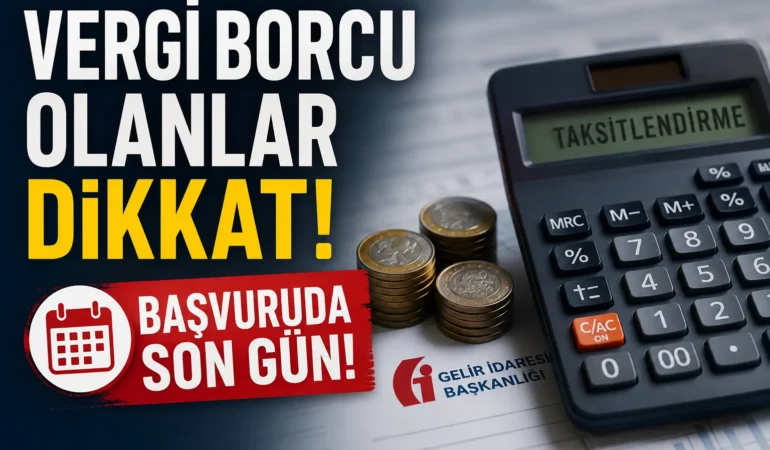 Vergi Borcu Olanlar Dikkat: Düşük Faizli Taksitlendirmede Son Gün