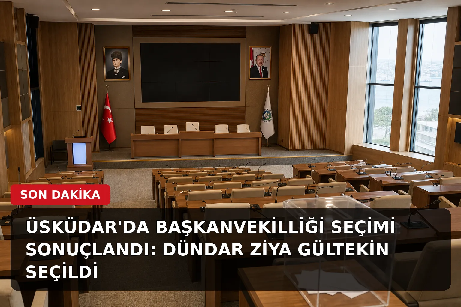 Üsküdar’da başkanvekilliği seçimi sonuçlandı: Dündar Ziya Gültekin seçildi