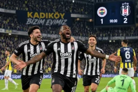 Fenerbahçe Beşiktaş derbisinde Beşiktaş'ın Kadıköy'deki 2-1'lik galibiyeti