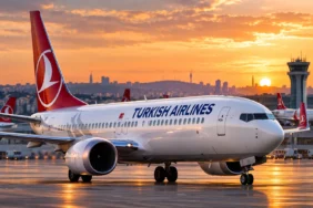 THY Boeing anlaşması kapsamında Türk Hava Yolları uçağı