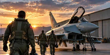 Eurofighter eğitimleri kapsamında uçuş eğitimine başlayan Türk pilotlar