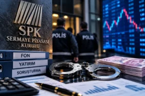 Fon soruşturması kapsamında sermaye piyasası işlemleri ve gözaltıları simgeleyen haber görseli