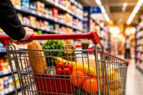 Perakende satış hacmi artışını yansıtan market alışveriş sepeti