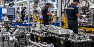 Otomotiv yan sanayi soruşturması kapsamında üretim hattında otomotiv parçaları