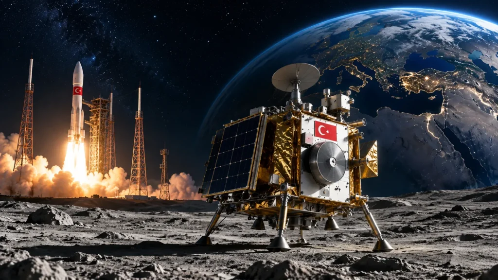 Türkiye Ay görevi için geliştirilen uzay aracı ve Ay yolculuğu