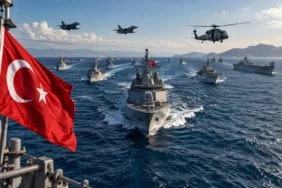 Denizkurdu-I/2026 tatbikatında Türk savaş gemileri ve hava unsurları