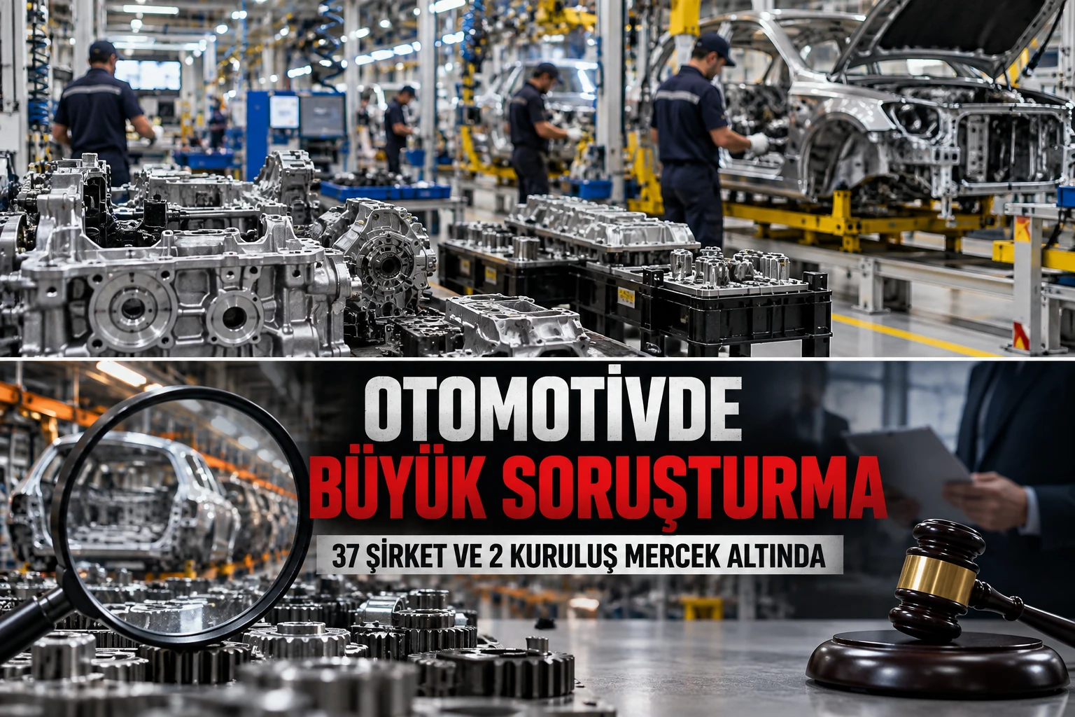 Otomotiv sektöründe büyük soruşturma: 37 şirket ve 2 kuruluş mercek altında