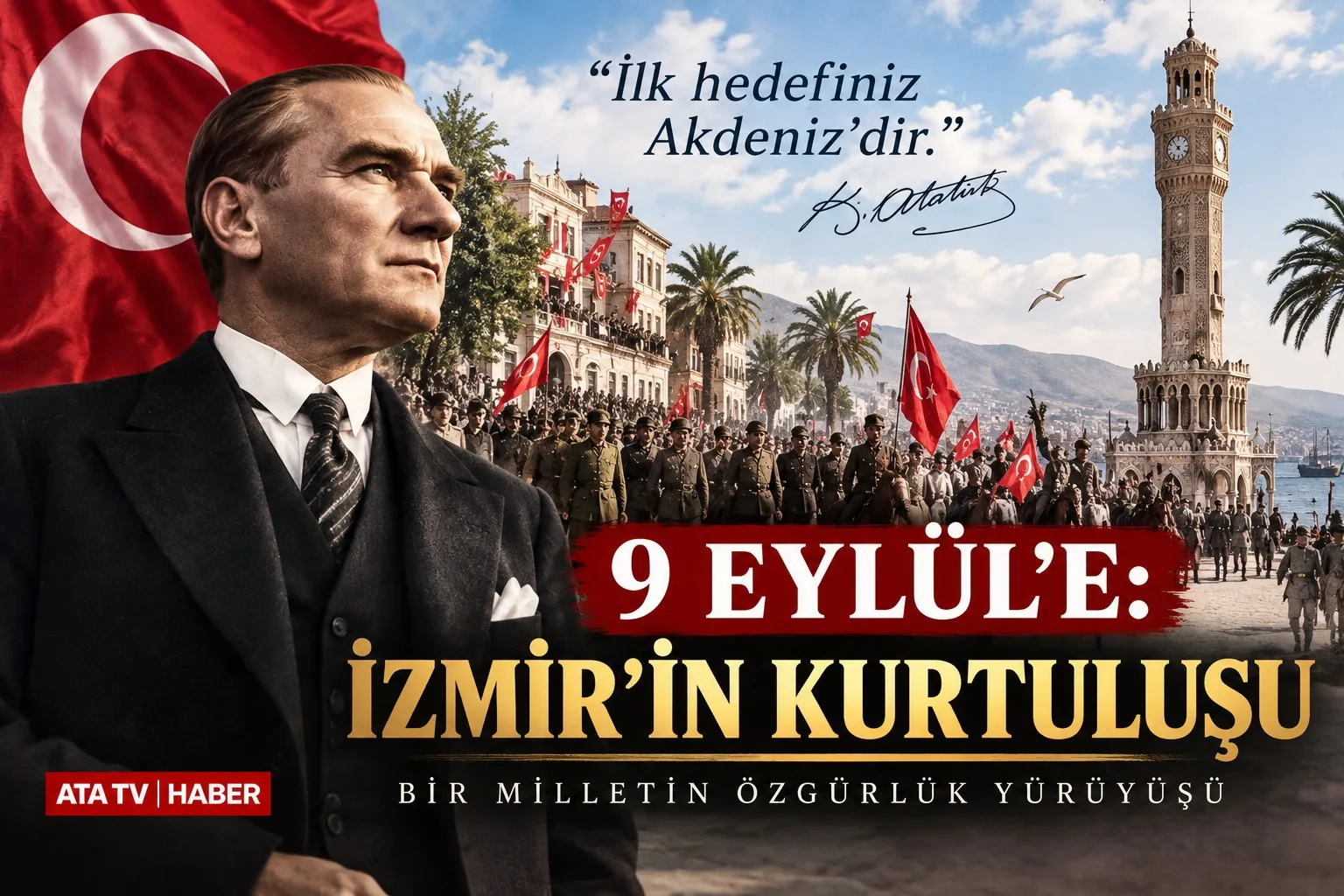Atatürk’ün “İlk Hedefiniz Akdeniz’dir” Emrinden 9 Eylül’e: İzmir’in Kurtuluşu