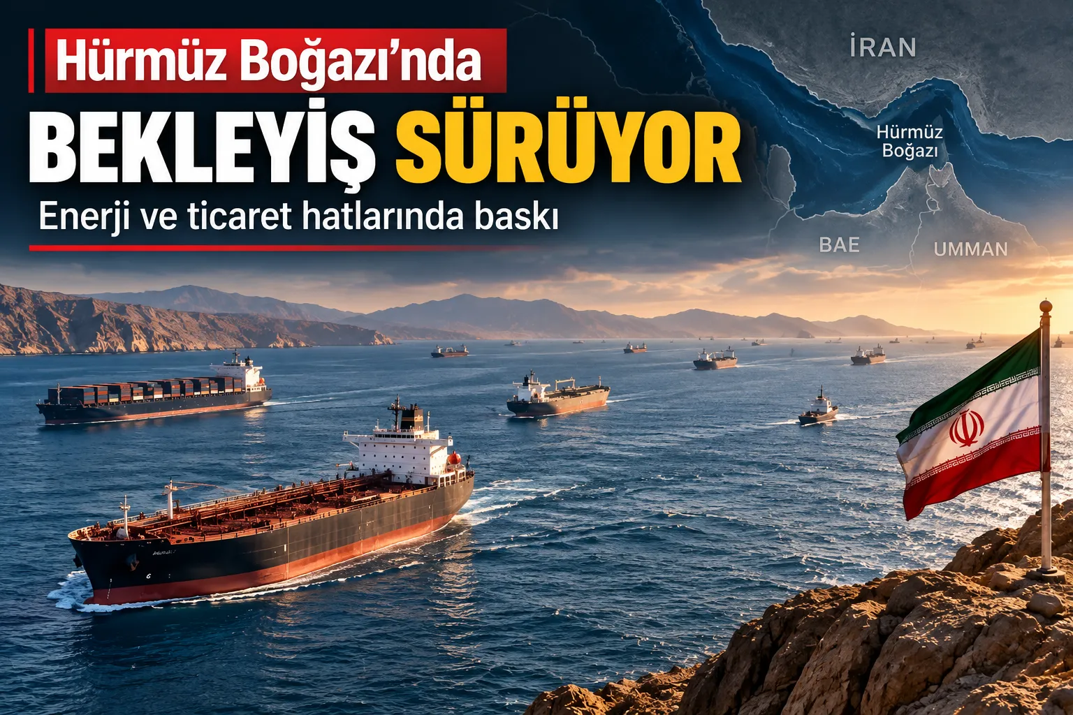 Hürmüz Boğazı’nda Bekleyiş Sürüyor: Enerji ve Ticaret Hatlarında Baskı
