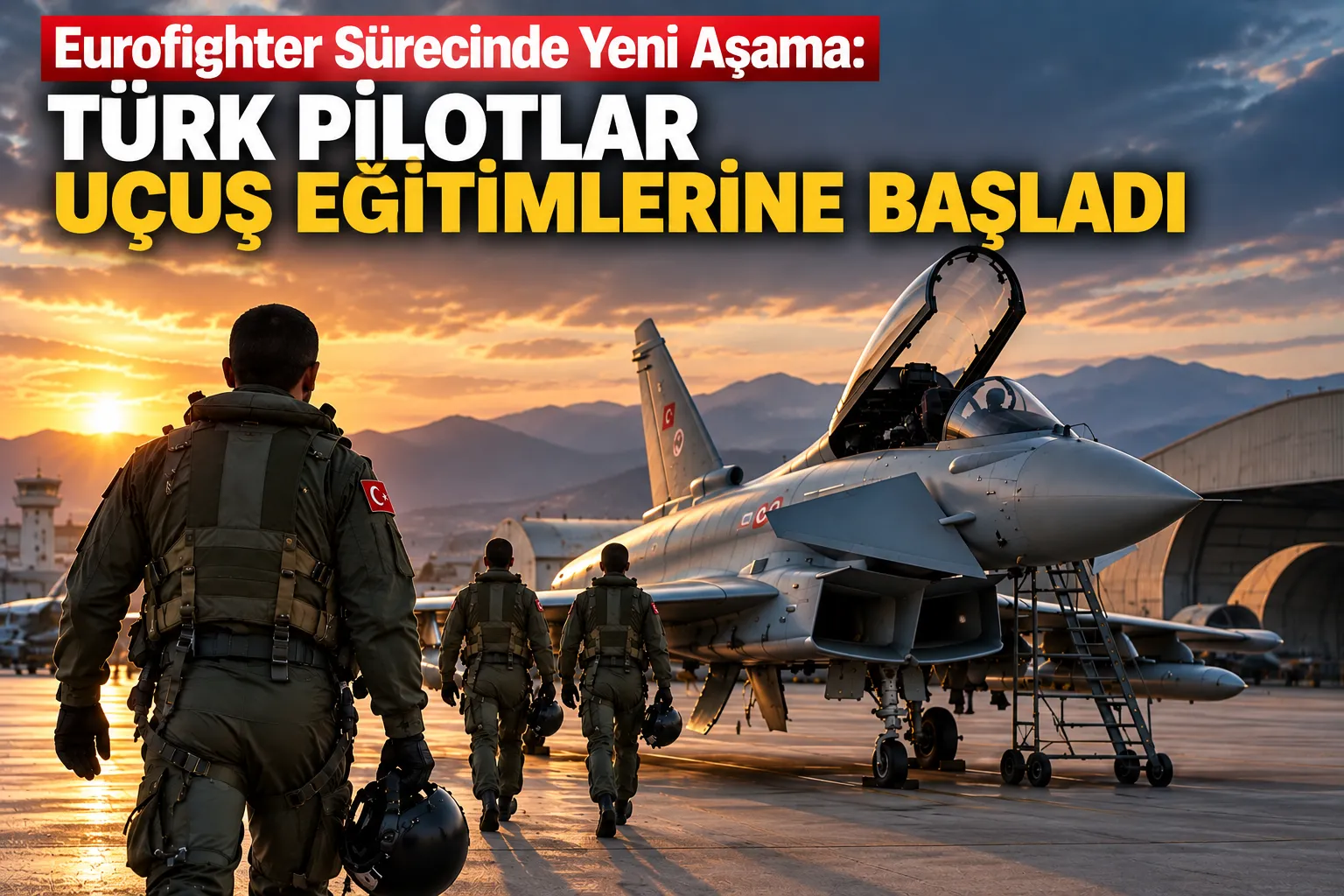 Eurofighter Sürecinde Yeni Aşama: Türk Pilotlar Uçuş Eğitimlerine Başladı