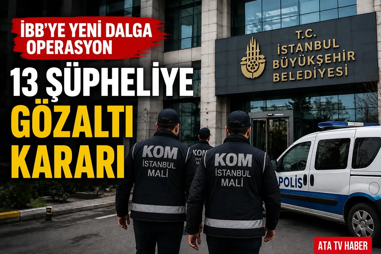 İBB’ye Yeni Dalga Operasyon: 13 Şüpheli Hakkında Gözaltı Kararı