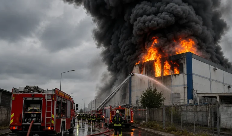 Tuzla’da Fabrikada Büyük Yangın: Ekiplerin Müdahalesi Sürüyor