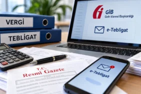 e-Tebligat uygulaması vergi dosyaları ve Gelir İdaresi Başkanlığı ekranı