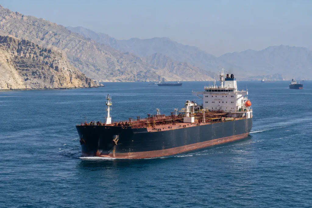 Hürmüz Boğazı'nda seyreden petrol tankeri