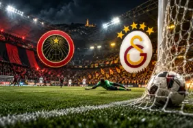 Gençlerbirliği Galatasaray maç sonucu 0-1, son dakika golü, beş yıldızlı Galatasaray arması ve stat görüntüsü