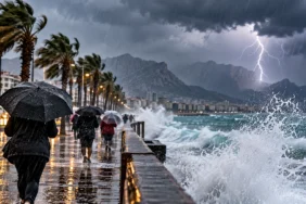 Meteoroloji kuvvetli yağış uyarısı: Antalya'da sağanak ve fırtına