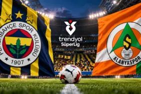 17 Ekim 2026 Fenerbahçe Alanyaspor maçı, takım armaları ve Süper Lig stadyumu