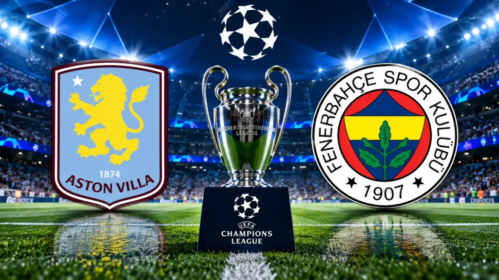 Aston Villa Fenerbahçe Şampiyonlar Ligi maçı: takım armaları, Villa Park karşılaşması