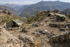 PKK 4 kampı boşalttı: Kuzey Irak'ta terk edilen kamp alanı