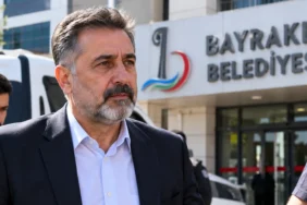 Bayraklı Belediyesi soruşturmasına ilişkin yapay zekâ ile oluşturulmuş temsili haber görseli