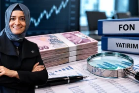 Fatma Betül Sayan Kaya fotoğrafı ve fon soruşturmasını temsil eden finansal belgeler