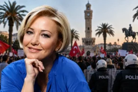 Berna Laçin gözaltında - İzmir'de Cemil Tugay protestosu