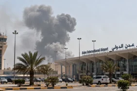 Yemen’de savaş ve Aden Havalimanı saldırısını anlatan temsili görsel